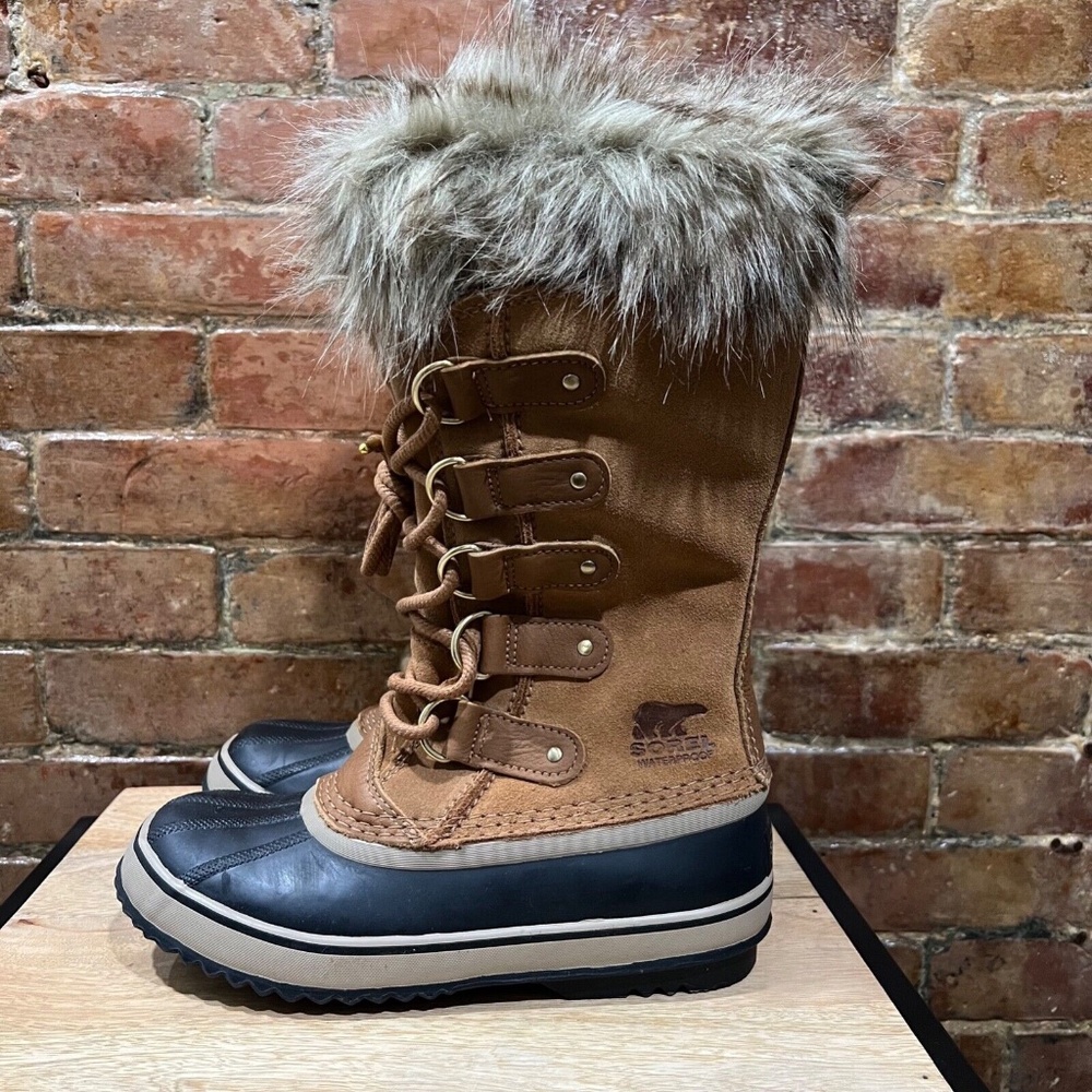 NEW! Sorel Joan of Arctic Camel Brown Women's Size 6